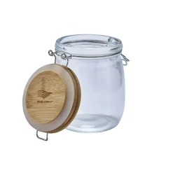 Hot Pradel France Lot de 3 bocaux en verre