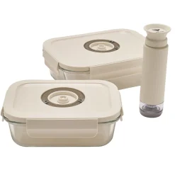 Cheap Pradel France Lot de 2 boîtes de conservation vide d'air avec pompe