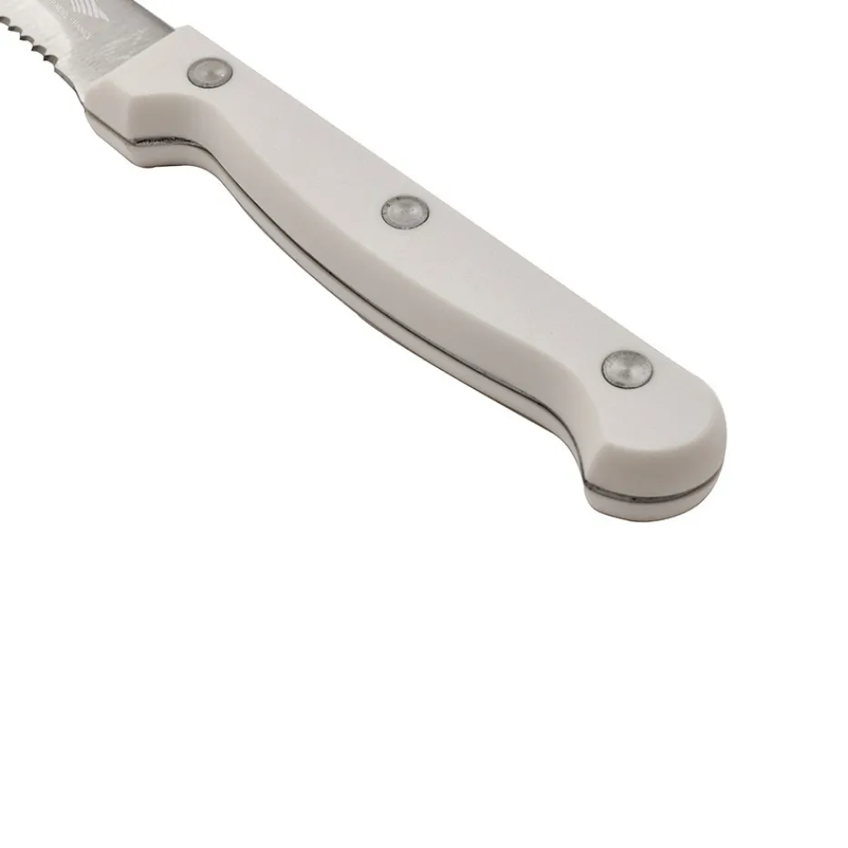 Clearance Pradel France Lot de 6 couteaux à steak - blanc
