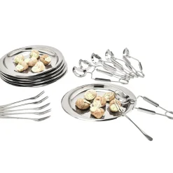 Hot Pradel France Set escargots 18 pièces